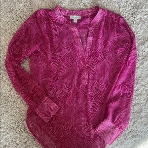 Pink printed blouse from Allison Joy